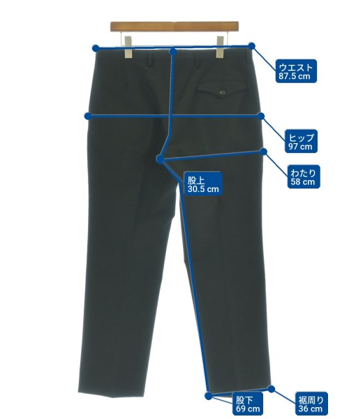 PRADA（プラダ）スラックス 黒 サイズ:50(XL位) メンズ/2200677066066