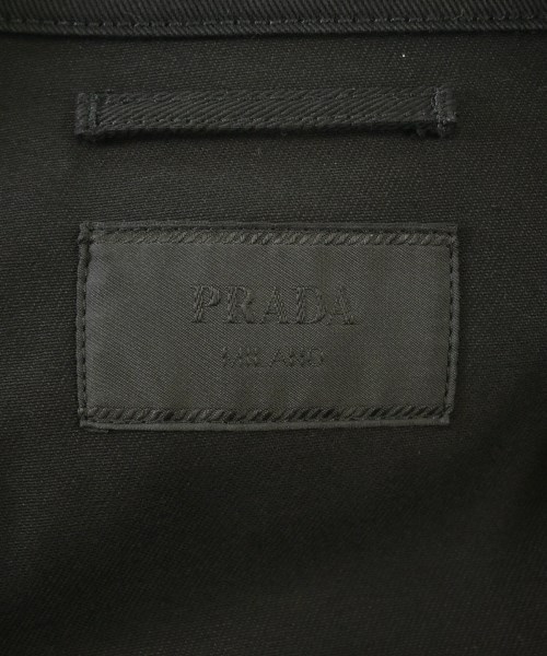 PRADA（プラダ）デニムジャケット 黒 サイズ:50(XL位) メンズ/2200677263021