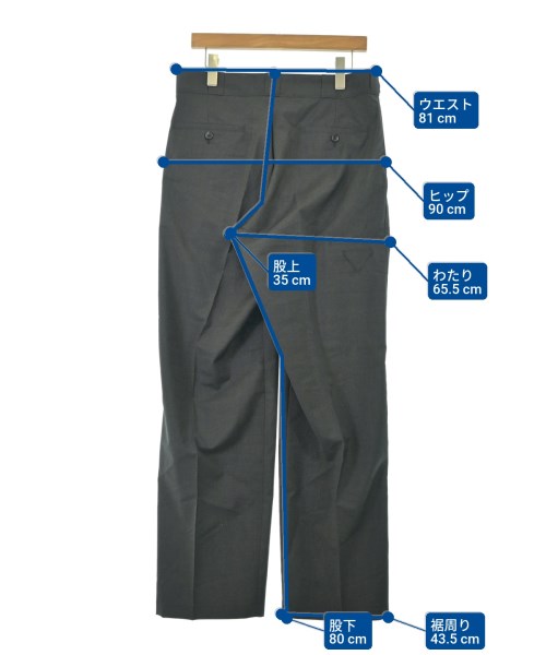 PRADA（プラダ）スラックス グレー サイズ:46(M位) メンズ/2200677263052