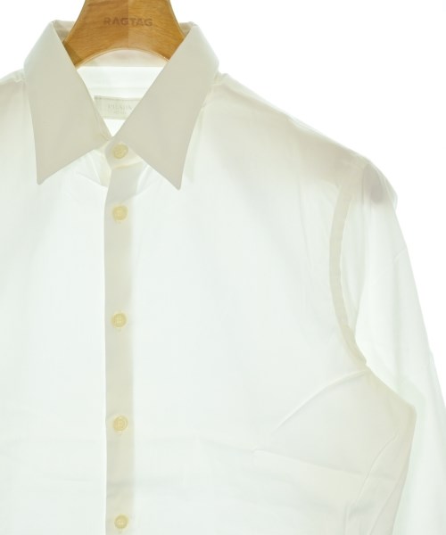 PRADA（プラダ）カジュアルシャツ 白 サイズ:38(S位) メンズ/2200677253084