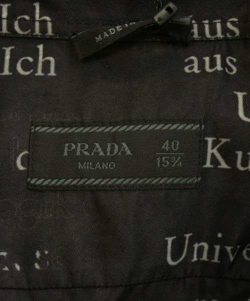 PRADA（プラダ）カジュアルシャツ グレー サイズ:40(L位) メンズ/2200677401089