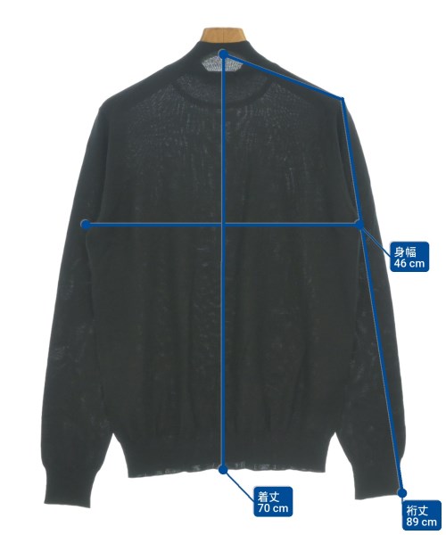 PRADA（プラダ）ニット・セーター 黒 サイズ:48(L位) メンズ/2200677495019