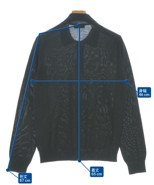 PRADA（プラダ）ニット・セーター 黒 サイズ:48(L位) メンズ/2200677495040
