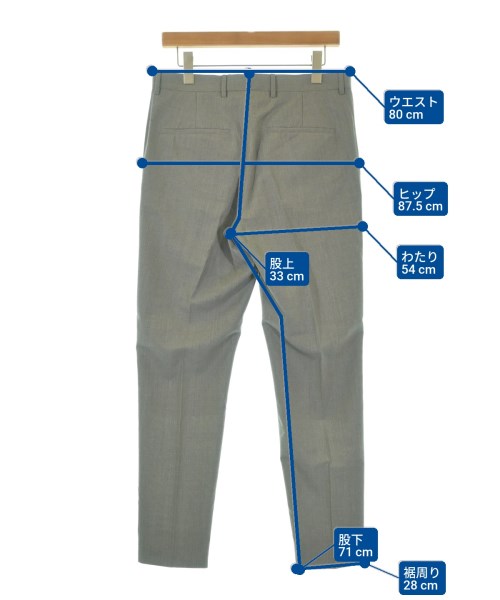 PRADA（プラダ）スラックス グレー サイズ:46(M位) メンズ/2200677495088