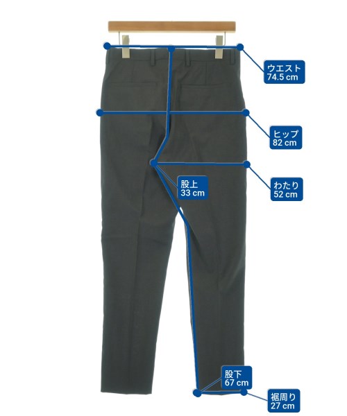 PRADA（プラダ）スラックス グレー サイズ:44(S位) メンズ/2200677495095