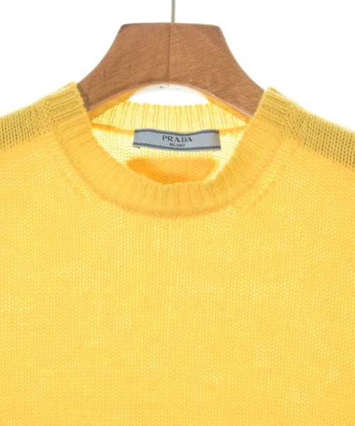 PRADA（プラダ）ニット・セーター 黄 サイズ:38(S位) レディース/2200674546035