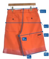 PRADA（プラダ）ショートパンツ オレンジ サイズ:44(S位) メンズ/2200677680040