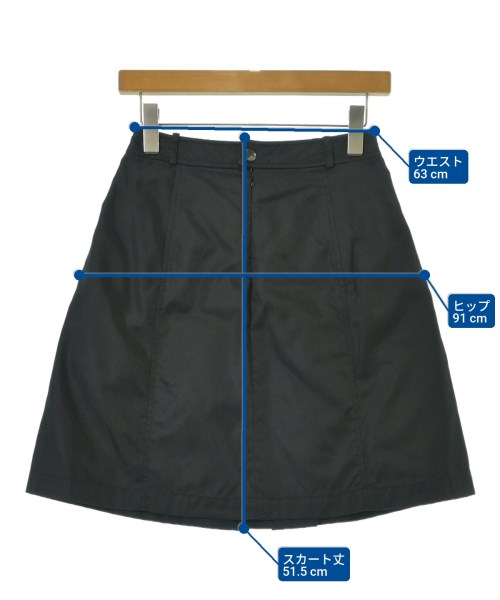PRADA（プラダ）ミニスカート 黒 サイズ:38(S位) レディース/2200677819037