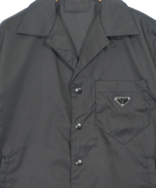 PRADA（プラダ）カジュアルシャツ 黒 サイズ:L メンズ/2200677931128