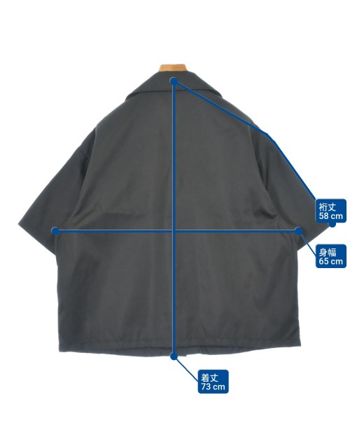 PRADA（プラダ）カジュアルシャツ 黒 サイズ:L メンズ/2200677931128