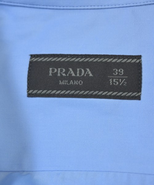 PRADA（プラダ）カジュアルシャツ 青 サイズ:39(M位) メンズ/2200677994017