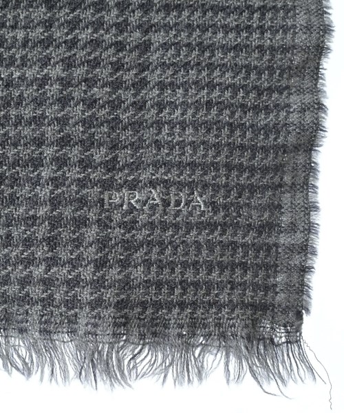 PRADA（プラダ）マフラー グレー サイズ:- メンズ/2200677999173