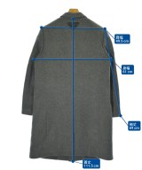 PRADA（プラダ）チェスターコート グレー サイズ:48(L位) メンズ/2200678070017