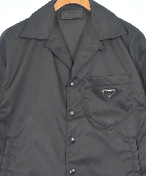 PRADA（プラダ）カジュアルシャツ 黒 サイズ:S メンズ/2200674646063