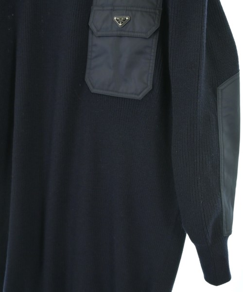PRADA（プラダ）ニット・セーター 紺 サイズ:44(S位) メンズ/2200678808016