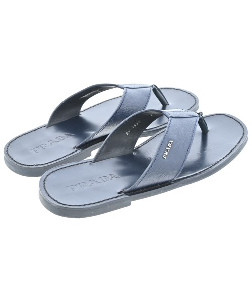 PRADA（プラダ）サンダル 黒 サイズ:6(25cm位) メンズ/2200674227026