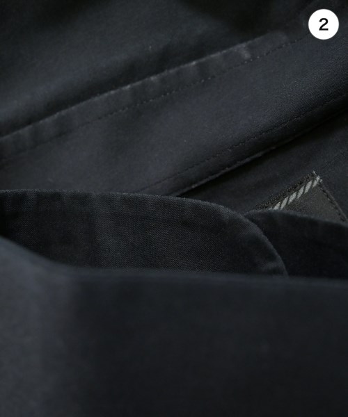 PRADA（プラダ）ドレスシャツ 黒 サイズ:42(XXL位) メンズ/2200678999028