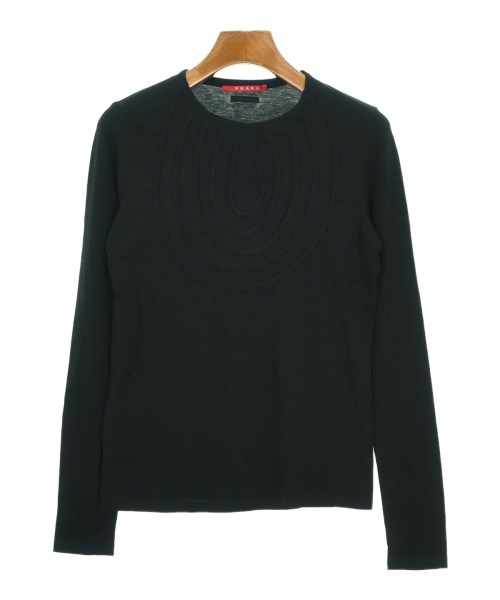 PRADA(プラダ)Tシャツ・カットソー 黒 サイズ:XS/2200678996300