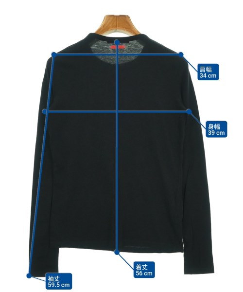 PRADA（プラダ）Tシャツ・カットソー 黒 サイズ:XS レディース/2200678996300