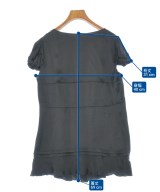 PRADA（プラダ）ブラウス 黒 サイズ:44(L位) レディース/2200679377054