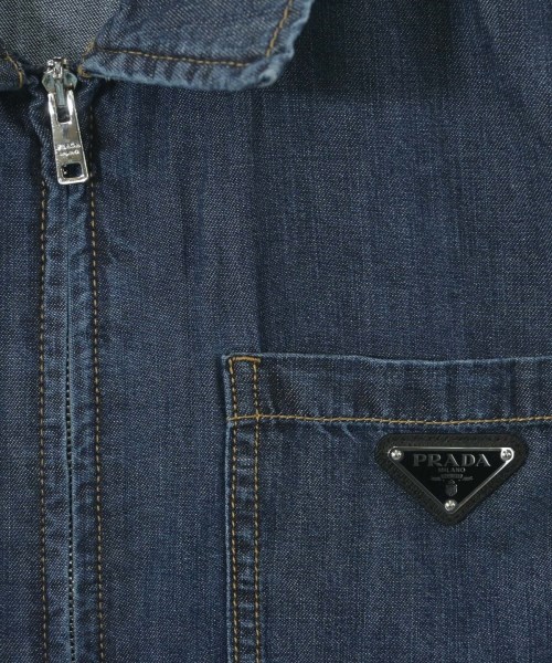 PRADA（プラダ）デニムジャケット 紺 サイズ:L メンズ/2200679436027