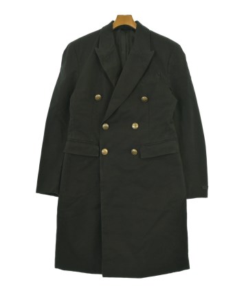 PRADA（プラダ）チェスターコート 黒 サイズ:48(L位) メンズ