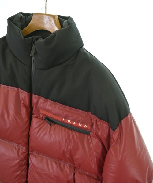 PRADA（プラダ）ダウンジャケット/ダウンベスト 赤 サイズ:L メンズ/2200655472063