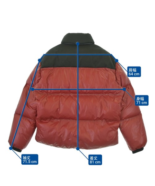 PRADA（プラダ）ダウンジャケット/ダウンベスト 赤 サイズ:L メンズ/2200655472063