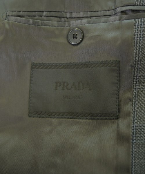PRADA（プラダ）テーラードジャケット グレー サイズ:48(L位) メンズ/2200655472070