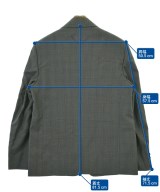 PRADA（プラダ）テーラードジャケット グレー サイズ:48(L位) メンズ/2200655472070