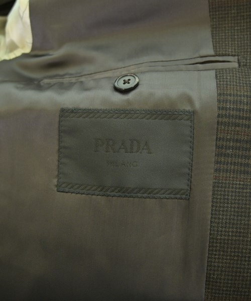 PRADA（プラダ）テーラードジャケット 茶 サイズ:48(L位) メンズ/2200655472087