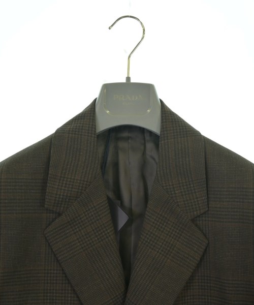 PRADA（プラダ）テーラードジャケット 茶 サイズ:48(L位) メンズ/2200655472087