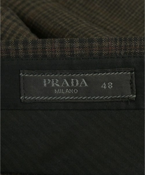 PRADA（プラダ）スラックス 茶 サイズ:48(L位) メンズ/2200655472100