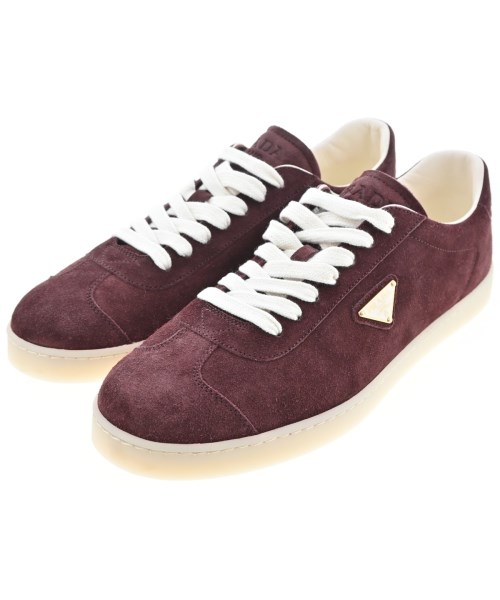 PRADA(プラダ)スニーカー 赤 サイズ:UK9 1/2(28cm位)/2200655472285
