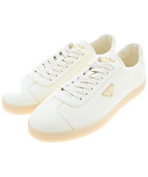 PRADA(プラダ)スニーカー 白 サイズ:UK10(29cm位)/2200655472292