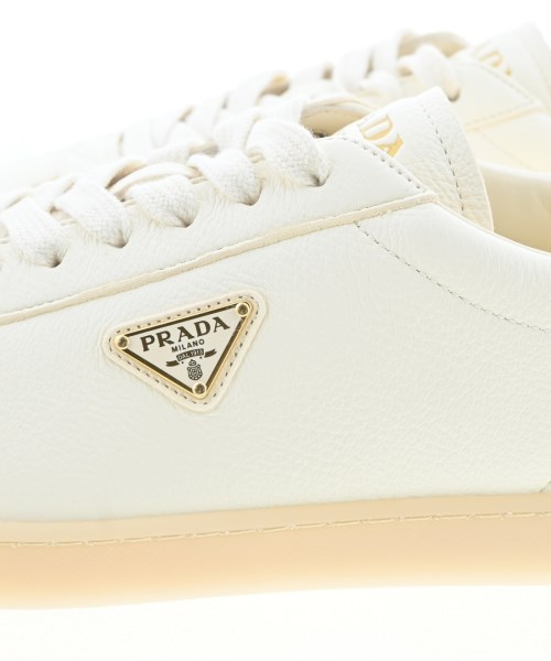 PRADA（プラダ）スニーカー 白 サイズ:UK10(29cm位) メンズ/2200655472292