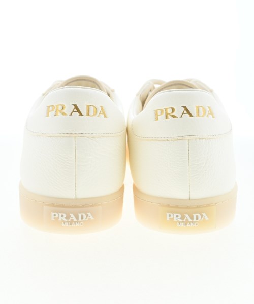 PRADA（プラダ）スニーカー 白 サイズ:UK10(29cm位) メンズ/2200655472292