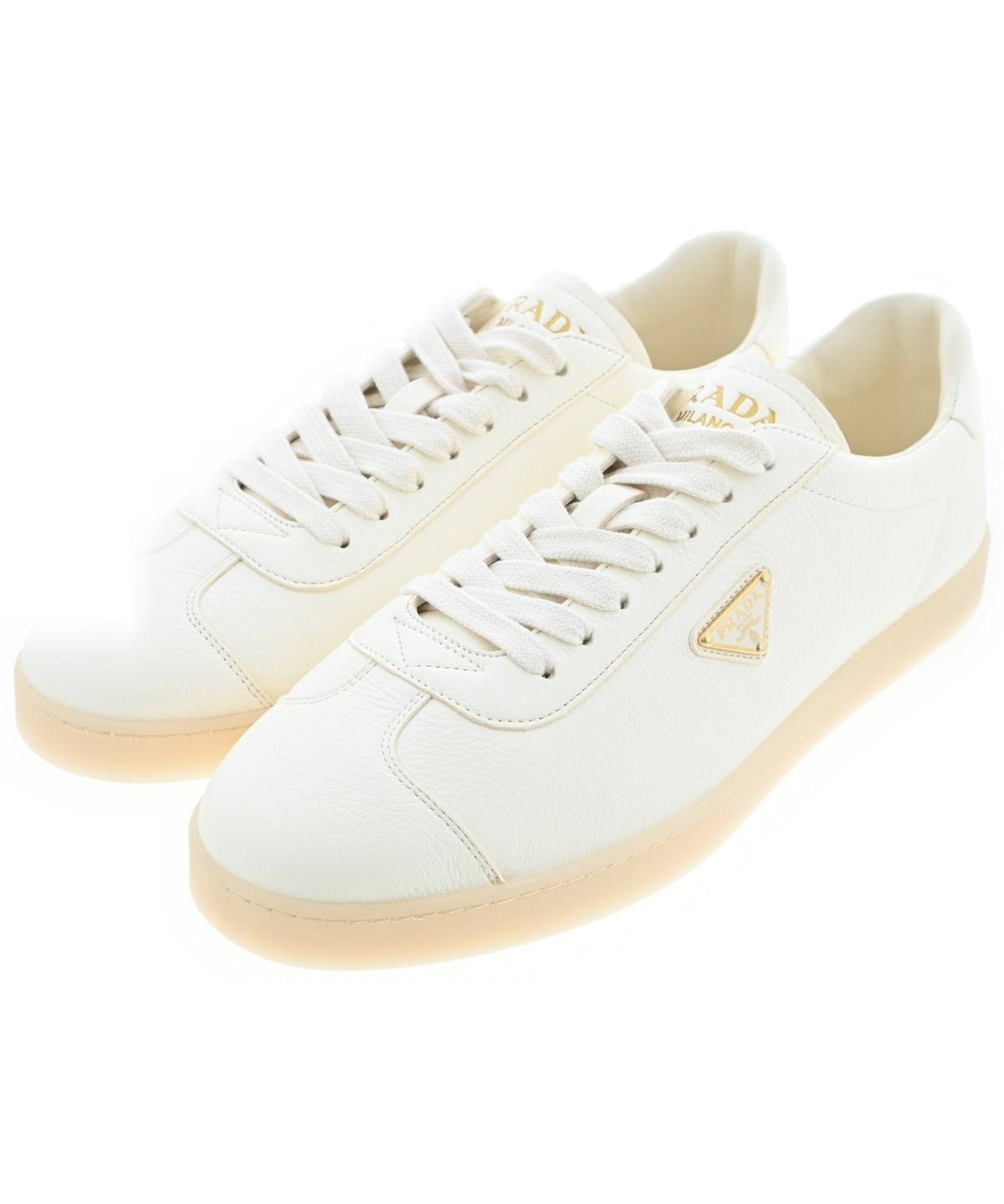 PRADA（プラダ）スニーカー 白 サイズ:UK10(29cm位) メンズ
