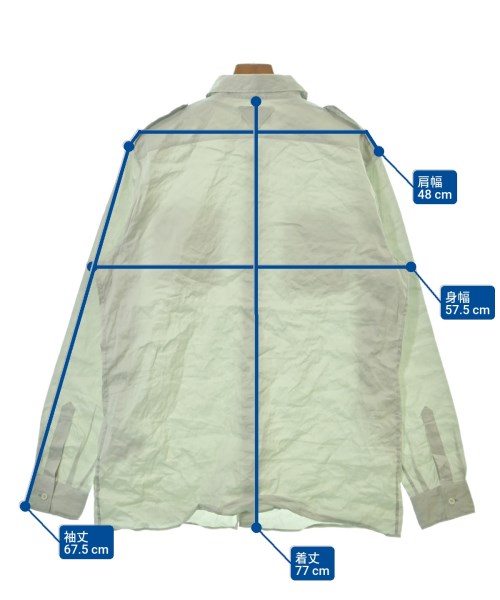 PRADA（プラダ）カジュアルシャツ グレー サイズ:41(XL位) メンズ/2200655472339