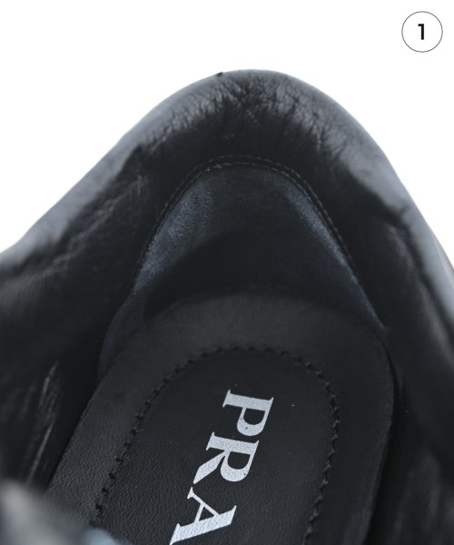 PRADA（プラダ）スニーカー 黒 サイズ:EU36(22.5cm位) レディース/2200679873075