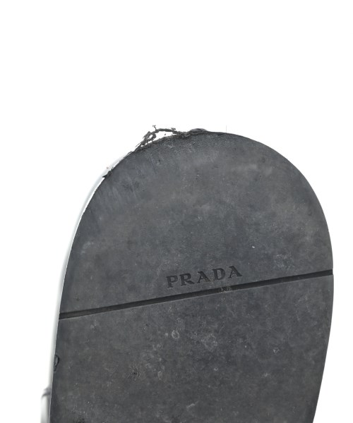 PRADA（プラダ）ドレスシューズ/ローファー 黒 サイズ:EU38(24.5cm位) レディース/2200674449077
