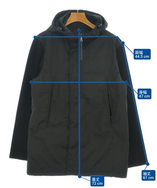 PRADA（プラダ）ダウンコート 黒 サイズ:M レディース/2200673292025