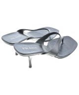 PRADA（プラダ）バレエシューズ/オペラシューズ 黒 サイズ:EU38(24.5cm位) レディース/2200680522085