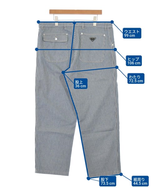 PRADA（プラダ）デニムパンツ 紺 サイズ:XL メンズ/2200680963130