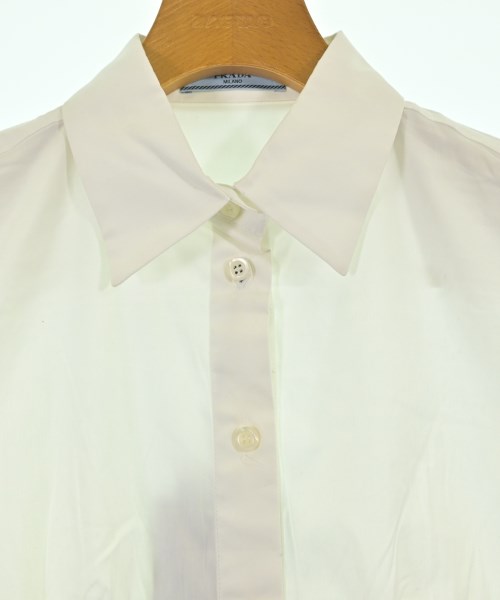 PRADA（プラダ）カジュアルシャツ 白 サイズ:38(S位) レディース/2200681090040