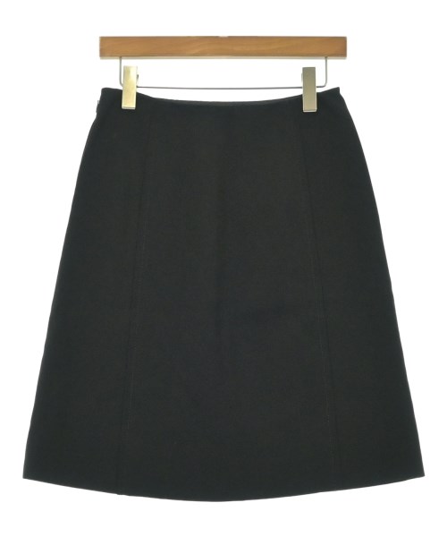 PRADA（プラダ）ひざ丈スカート 黒 サイズ:40(M位) レディース/2200681090057
