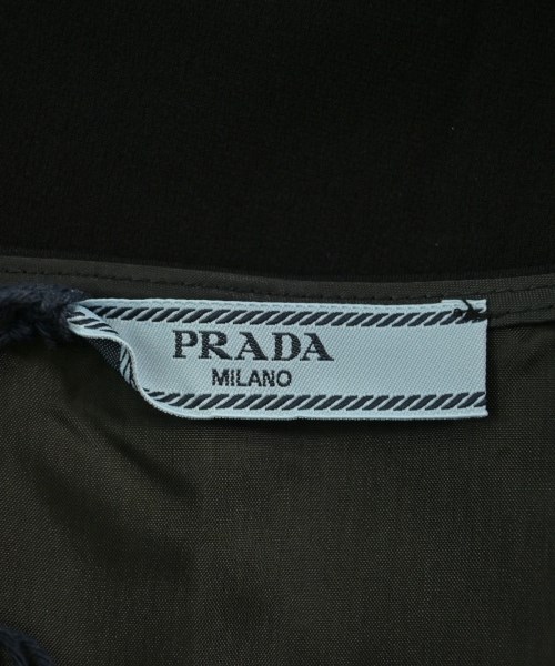 PRADA（プラダ）ひざ丈スカート 黒 サイズ:40(M位) レディース/2200681090057