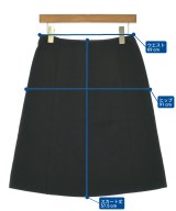 PRADA（プラダ）ひざ丈スカート 黒 サイズ:40(M位) レディース/2200681090057