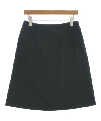 PRADA（プラダ）ひざ丈スカート 黒 サイズ:42(M位) レディース