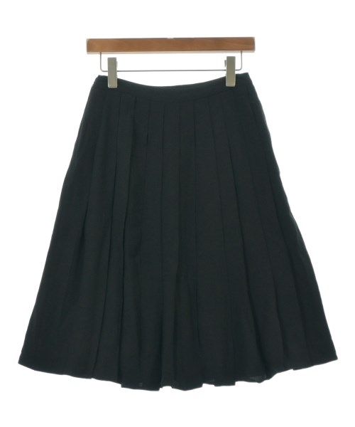 PRADA（プラダ）ひざ丈スカート 黒 サイズ:38(S位) レディース/2200681090088
